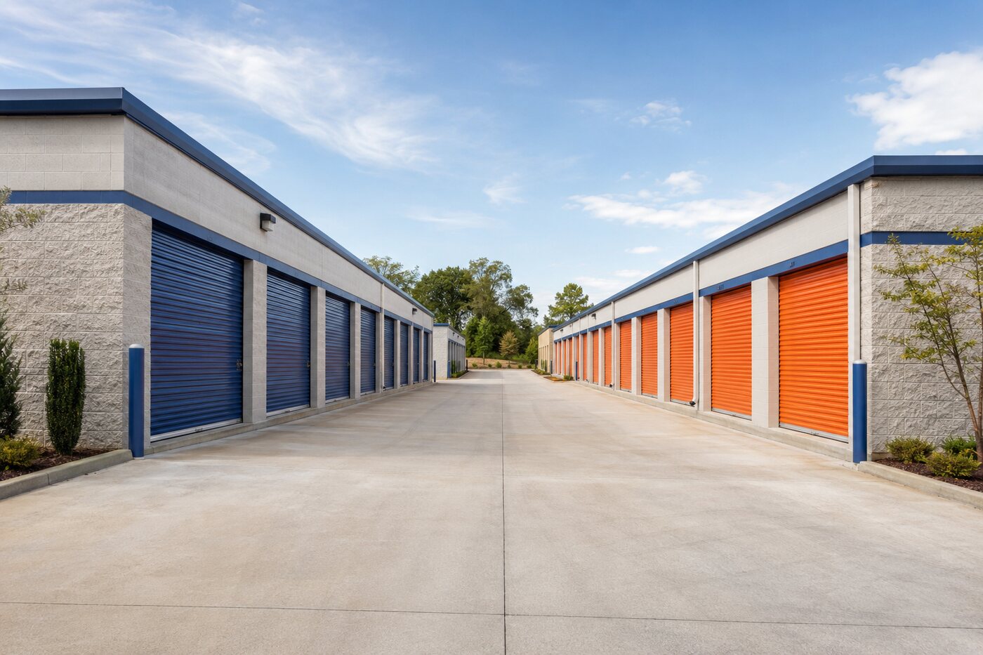 A clean, professionally operated self-storage facility